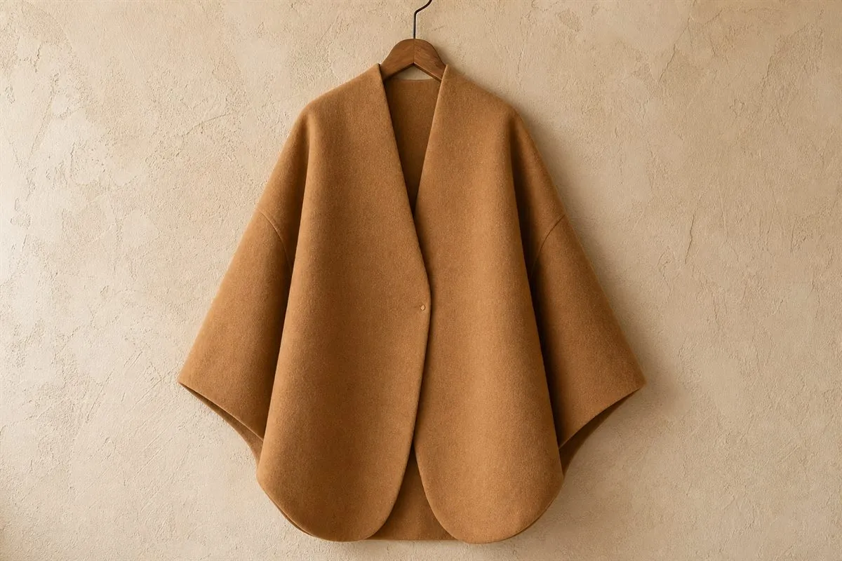 Iconique Manteau Cocoon en Cachemire Mélangé N°21