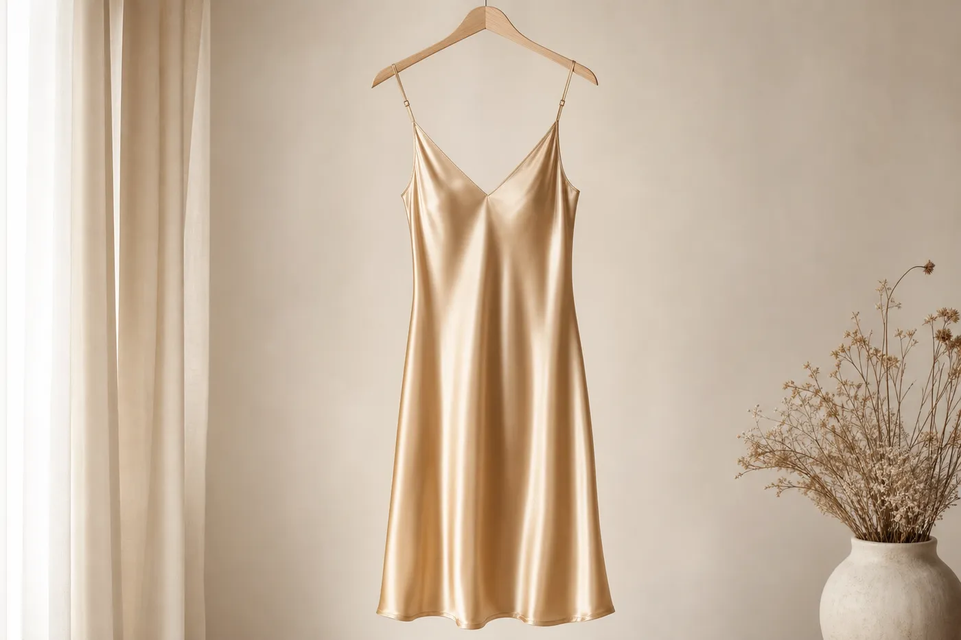 Robe Midi en Satin N°22