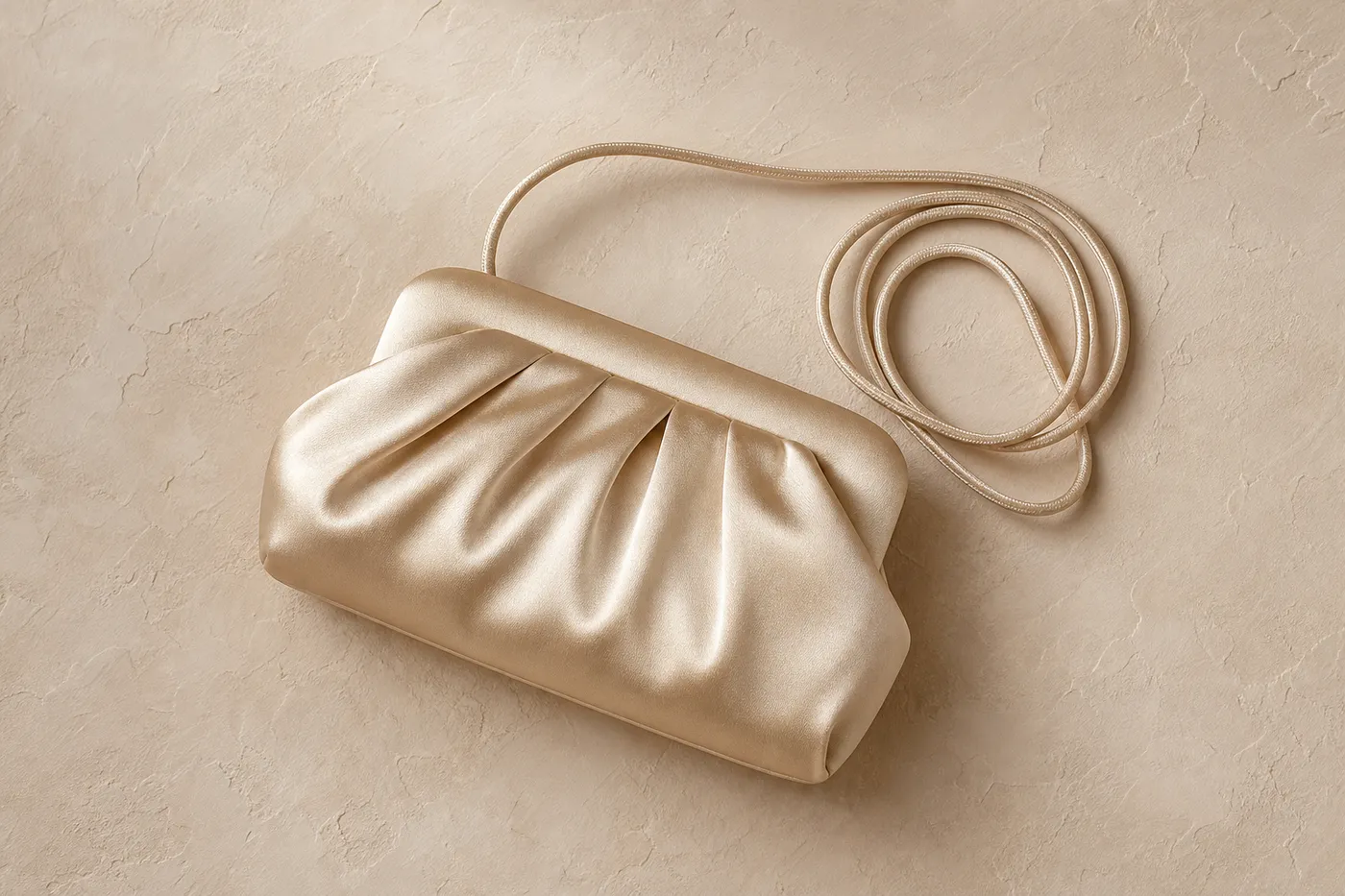 Sac Pochette Cordon Satin N°04